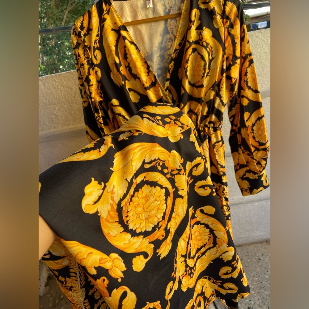 OC OrderPlus Wrap Long Dress. Size - M - Picture 8 of 9